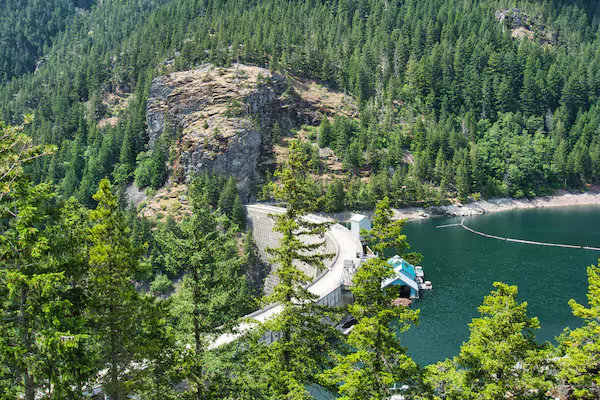 Dam and Ross Lake