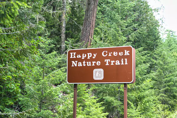 Trailhead Happy Creek Nature Trail