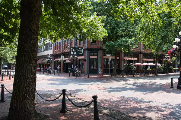 Cobblestone Streets and Brick Buildings