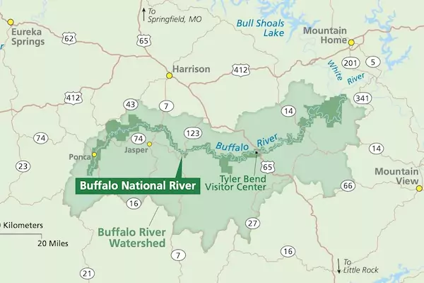 TTT-Buffalo-National-River-Arkansas-Map