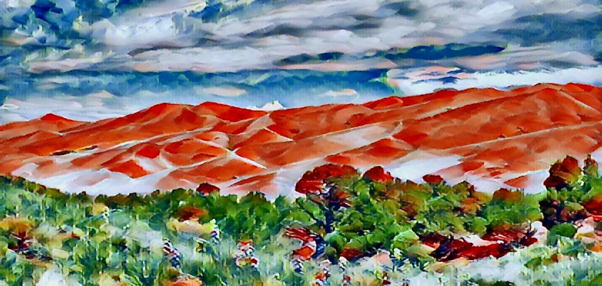 The Continuous Ridges of the Great Sand Dunes